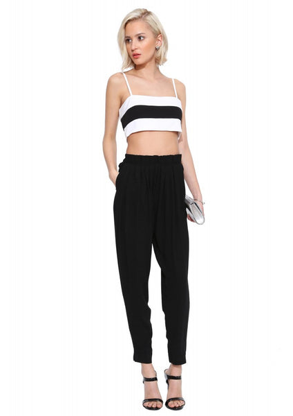 Pleat Harem Pants