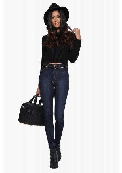High Waist Wash Out Pants
