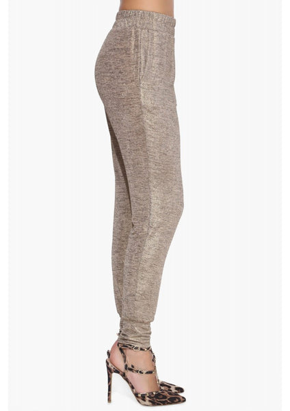Metallic Jogger Pants